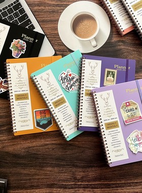 2026Planner英文日程本行事历A5月计划本周计划规划师笔记本线圈