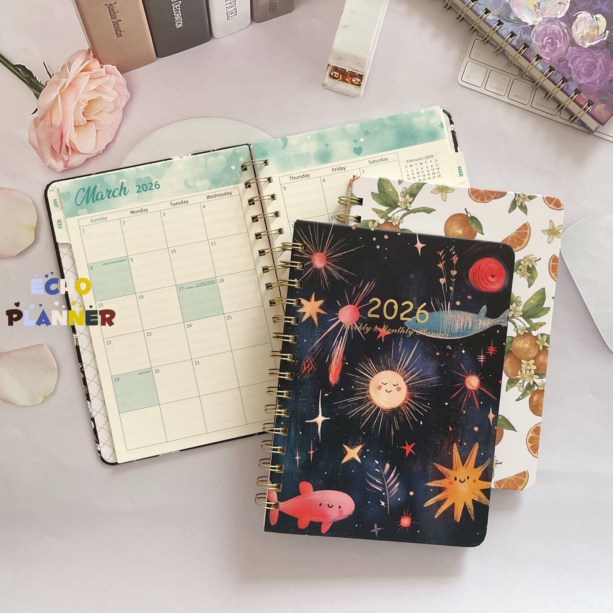 2026日程本planner计划本周计划本线圈规划师英文行事历A5外贸本,文具电教/文化用品/商务用品,手帐/日程本/计划本,淘宝优惠券,粉丝福利购,淘宝优惠卷