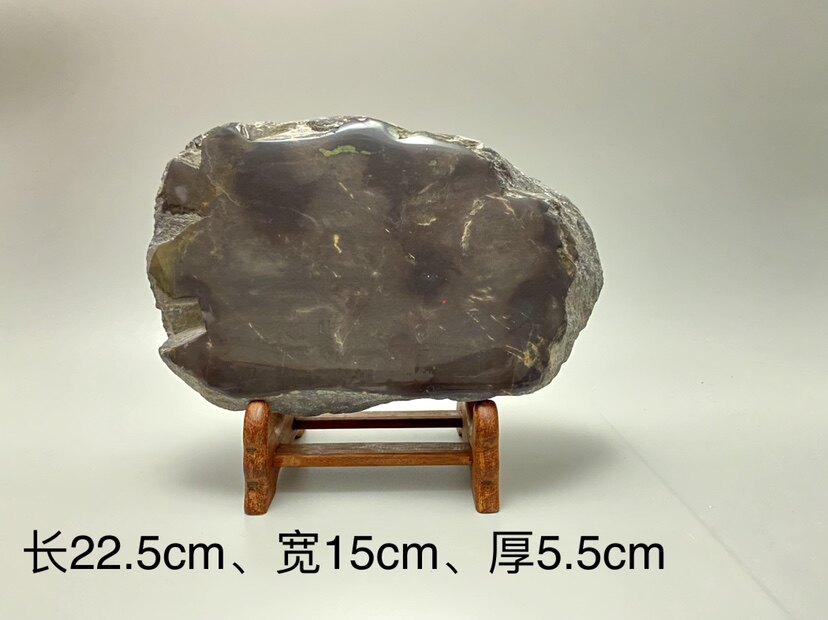 精品满石品端砚坑仔岩天青蕉叶白翡翠秒发墨文房四宝高档墨海墨盒