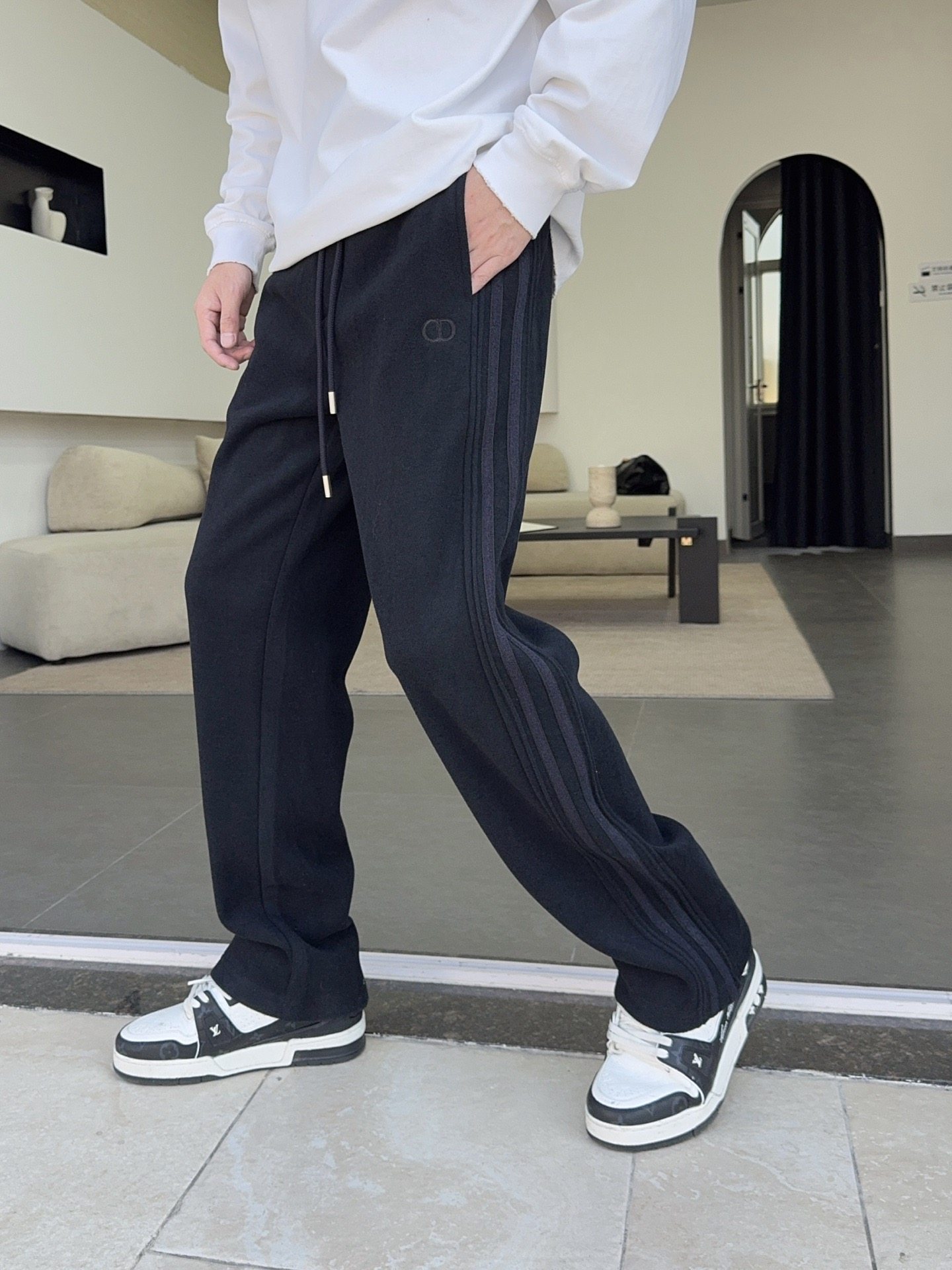 新浪潮【特价】冬季磨毛加绒潮牌靓仔男士休闲时尚百搭运动直筒裤,男装,休闲裤,淘宝优惠券,粉丝福利购,淘宝优惠卷