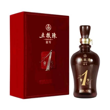 2012年五粮陈壹号 52度浓香型白酒500ml 高端老酒 收藏送礼