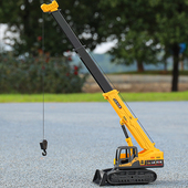 儿童大吊车推土机吊机车塔吊起重机模型男孩3 6岁履带工程车玩具