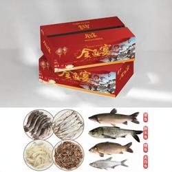 冬捕全鱼宴礼盒装全鱼宴吉林松原冬捕鱼包邮查干湖鱼查干湖胖头鱼