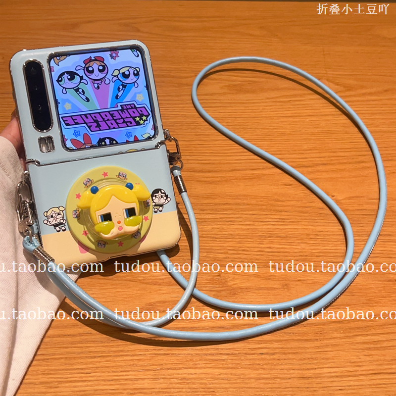 新品电镀银磁吸支架适用华为purax手机壳全包皮质mix折叠保护手提magicvflip2挂绳三星zflip7/6防摔nova斜挎