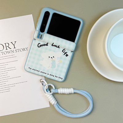 适用于华为purax手机壳皮质全包中轴磁吸X典藏版小米mixflip2折叠屏保护套手提挂绳铰链防摔时尚护轴男女新款