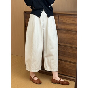 纯色直筒八分裤 气质百搭长裤 女2026春季 气质纯色直筒裤 新款 此外