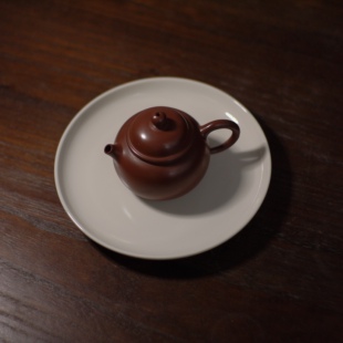 小青茶事丨德化猪油白老壶承外贸单干泡台茶托盘小号家用茶具陶瓷