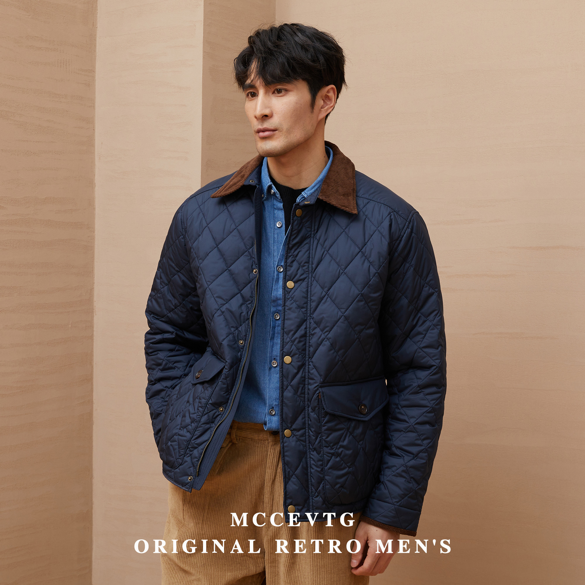 MCCEVTG新雪丽棉服男士外套复古