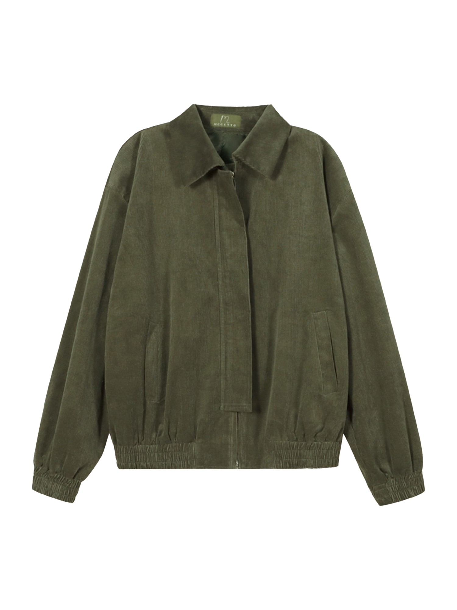 MCCEVTG AMERICAN RETRO SHORT CORDUROY JACKET MENS LAPEL CASUAL SHOULDER PADS AIR FORCE PILOT JACKET TIDE