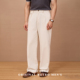 裤 男高腰白色直筒工装 春夏秋 HBT鱼骨纹纯棉复古休闲裤 MCCEVTG美式