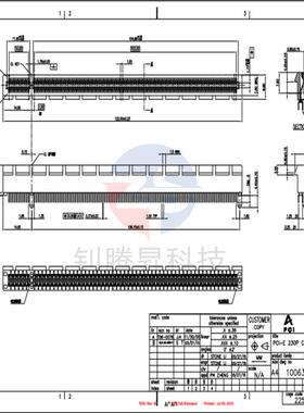 10063960-10010TLF 230PIN 2排 间距1.00mm 集群内存卡座连接器