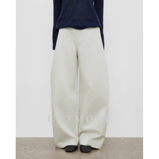 女百搭阔腿遮肉长裤 LIONCAT 休闲弯刀裤 简约高级感时尚 子 秋冬新款