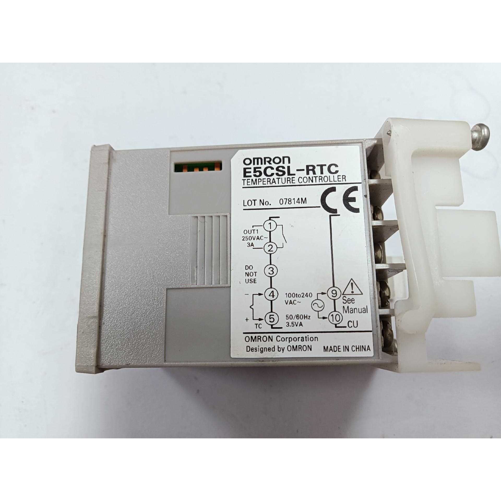 标价是空箱-OMRON E5CSL-RTC 二手拆机 成色如图 祇有议价