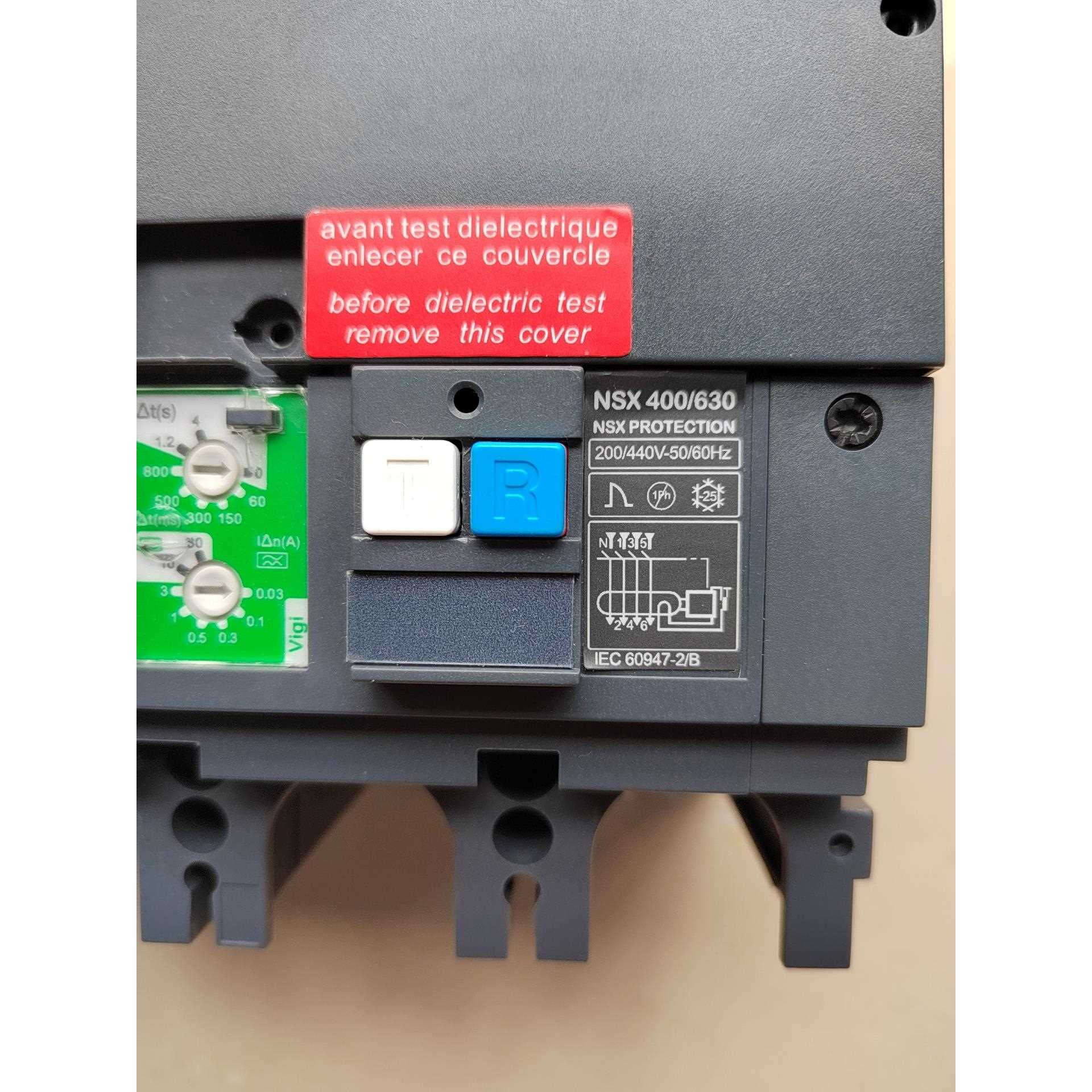 标价是空箱-施耐德塑壳断路器漏电附件NSX 400/630议价