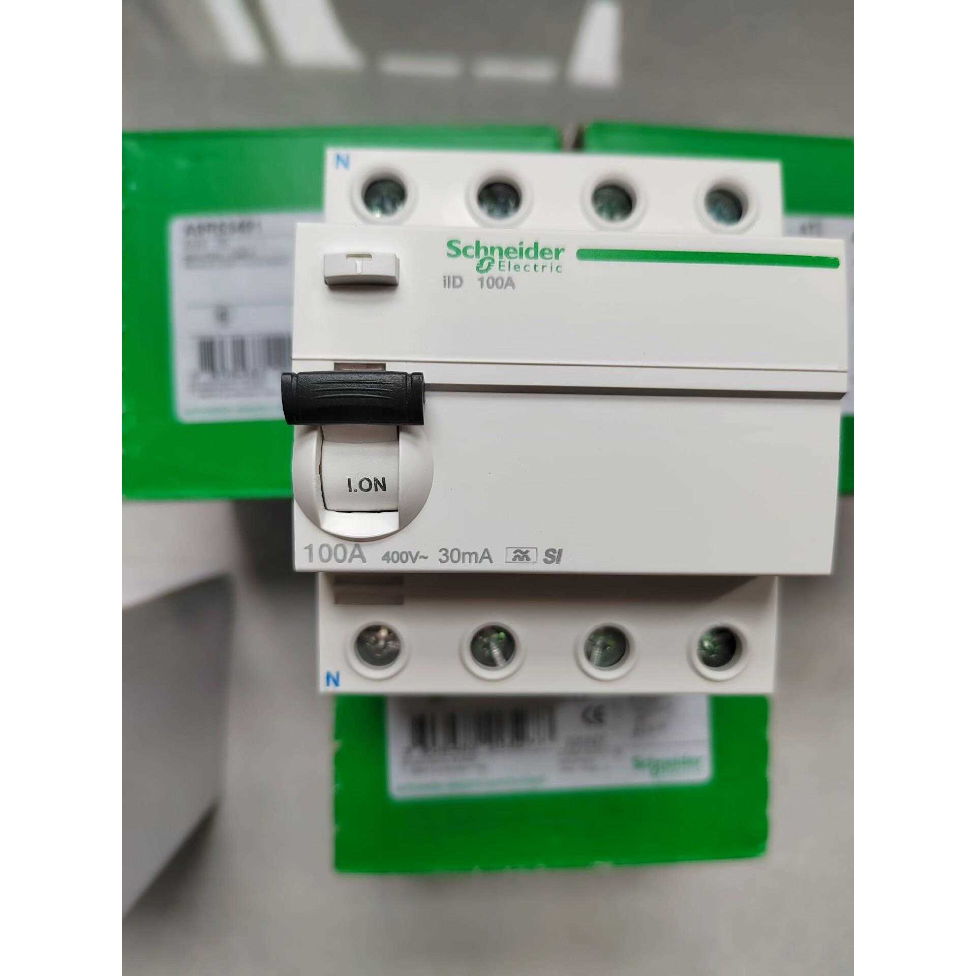 标价是空箱-全新进口施耐德电磁式漏电保护器iID 4P 100A议价