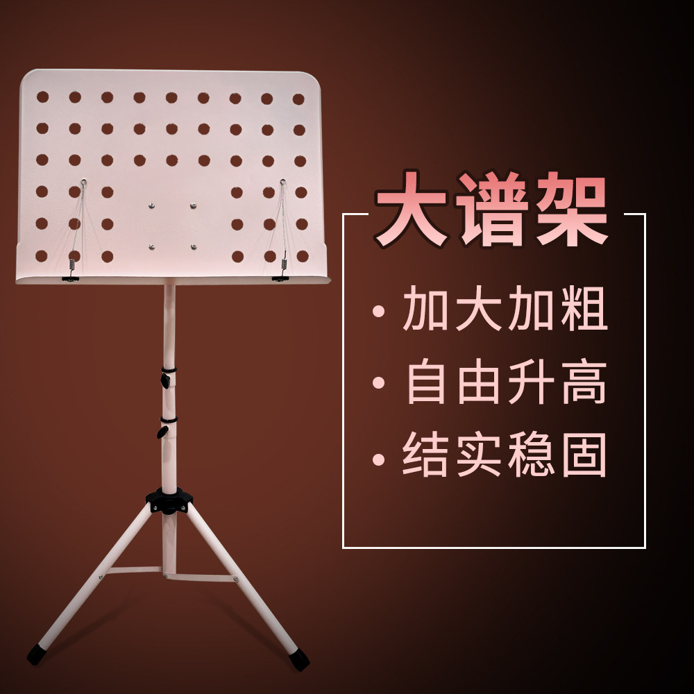 大乐谱架 古筝吉他支架便携式可折叠曲谱家用谱架琴架谱台通用图片