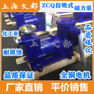 200型不锈钢自吸磁力驱动泵耐酸碱无泄露防爆化工泵 文都ZCQ80