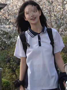 牛奶公主小章同款校服套装春夏新款情侣装校园风学生班服运动清纯