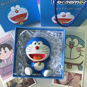 网红哆啦a梦手办桌面摆件摇头公仔生日礼物送同学圣诞节小纪念品