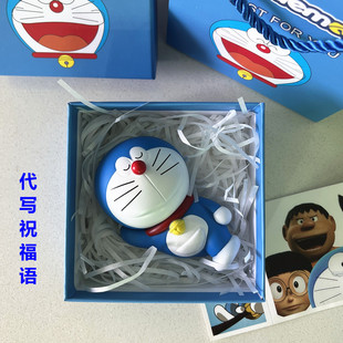 网红哆啦a梦手办桌面摆件摇头公仔生日礼物叮当猫送同学小纪念品