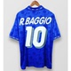 Home Jersey Football 1994 Soccer Italy Baggio Shirt Retro