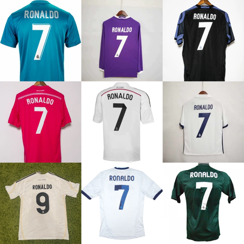Retro Real Madrid jersey Ronaldo Vintage football shirt