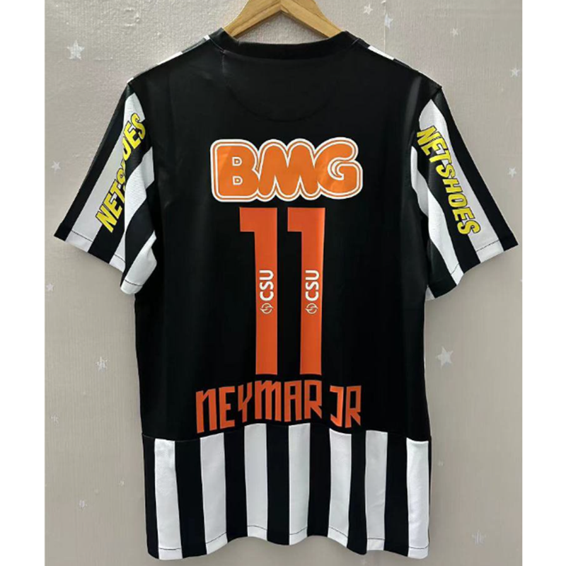 11 12 Vintage Santos Away NEYMAR JR Classic Soccer Jerseys