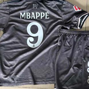 24/25 Real Madrid Third away kids kit MBAPPE Soccer Jersey