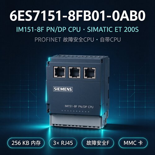 西门子IM151-8FPNDP故障安全模块