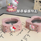 新款 kitty猫不锈钢烟灰缸可爱创意家用办公室防灰卡通潮烟缸