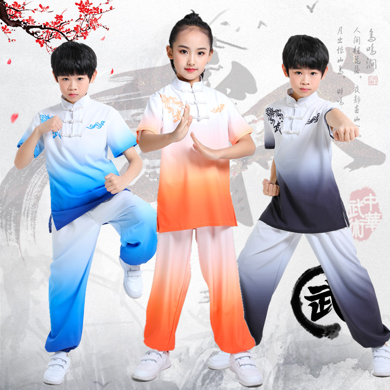 武术中国风女童比赛服