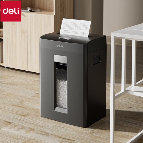 得力GA390保密碎纸机23L容量