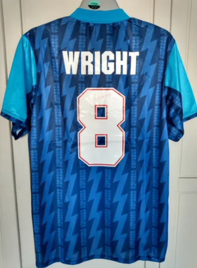 Vintage 94 95 Arsenal away  Bergkamp Classic Soccer Jerseys