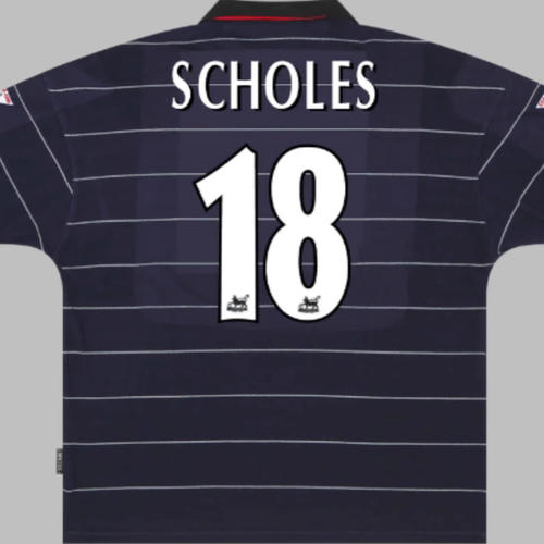 99 00 Retro Manchester Away Beckham United Soccer Jerseys