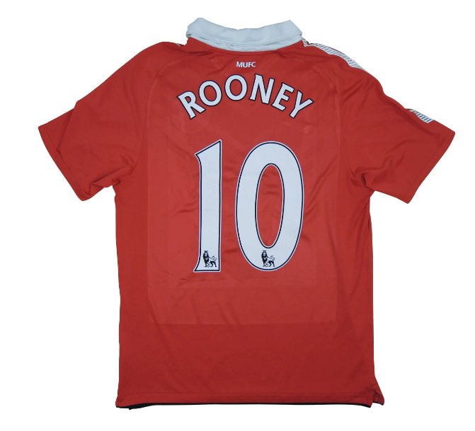 10 11 Manchester UTD Vintage J.S.PARK ROONEY United Jerseys