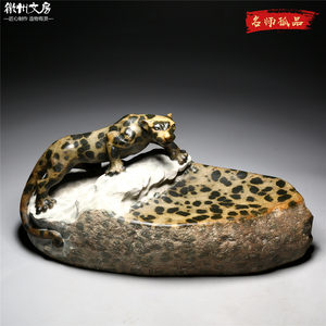 孤品名师老坑原石一路爆發歙砚