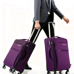 新款防爆拉链牛津布旅行箱男女大容量30寸万向轮海关密码锁拉杆箱