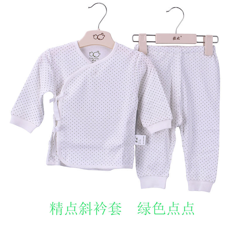 RABBI INFANT OPEN COTTON 0-3 MONTHS 6 BABY MONK BABY FOUR SEASONS UNDERWEAR SET