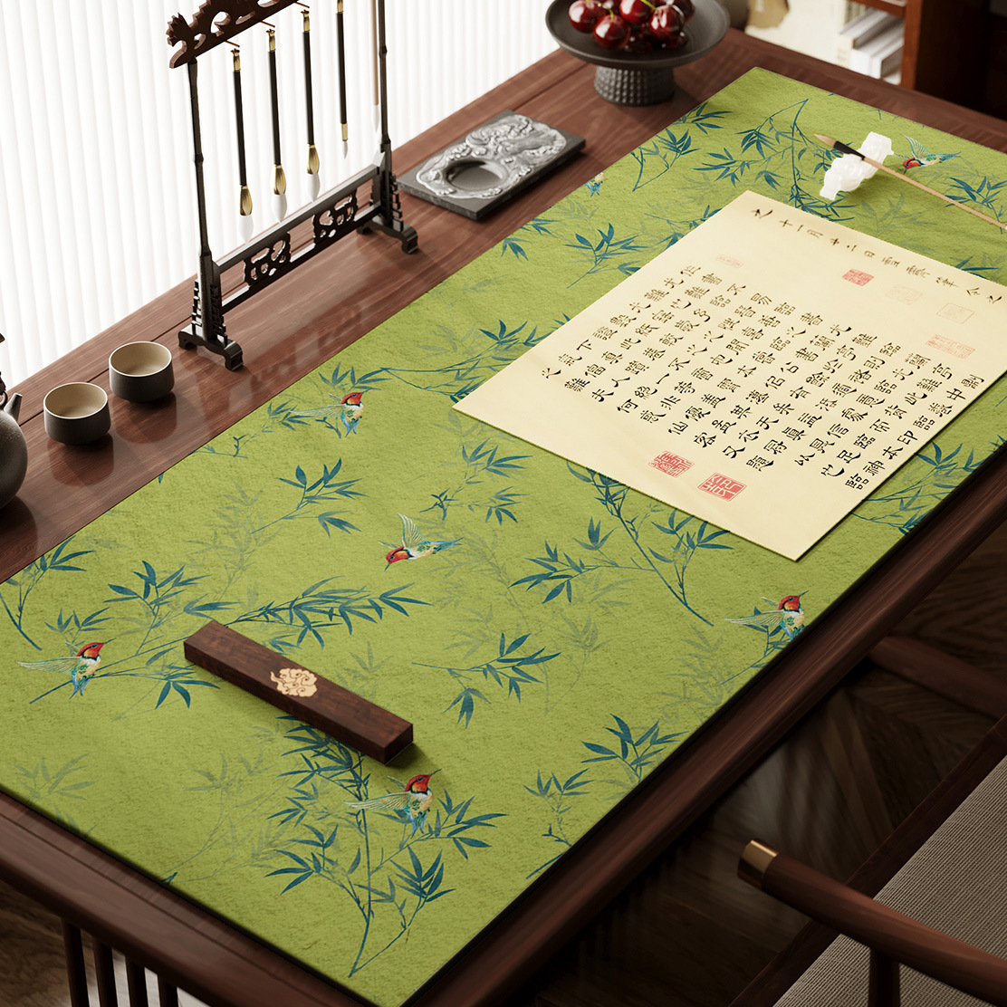 新中式书法毛毡垫学生专用