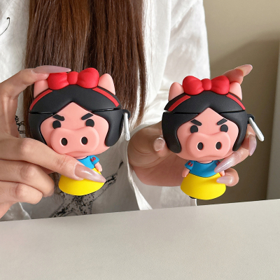 适用airpods4保护套airpodspro3保护壳Pro2苹果蓝牙耳机套4四代airpod硅胶iPod软壳Pro3三代耳机盒嘟嘟左门卫