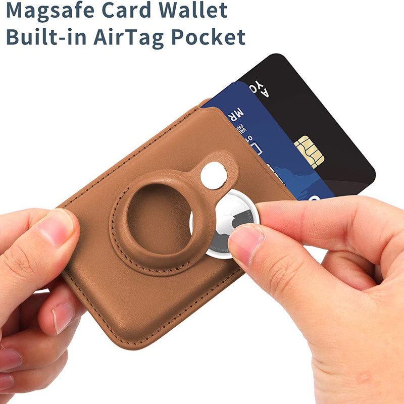 APPLE 13 MAGSAFE 카드 홀더에 적합 자기 카드 홀더 보호 커버 에어태그 손실 방지 장치 보호 커버