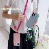 手机挂绳斜跨可背链条可拆卸手腕手提吊绳挂脖侧背带登山旅游背带