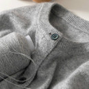 气质爆棚 羊绒开衫 女圆领男短款 毛衣外套宽松潮 定制2023秋冬新款