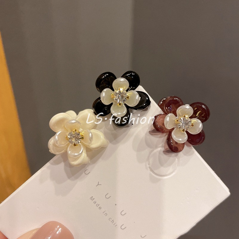 珍珠贝壳小花迷你发夹刘海发夹