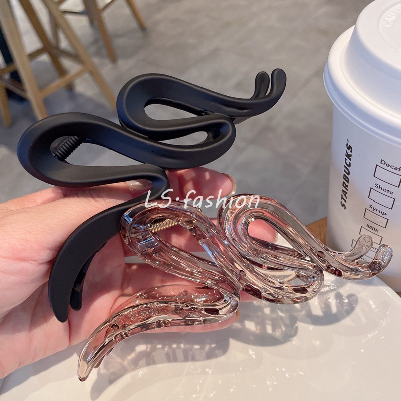 13CM大抓夹法式高级感盘发鲨鱼夹个性气质多发量发抓子发夹发卡