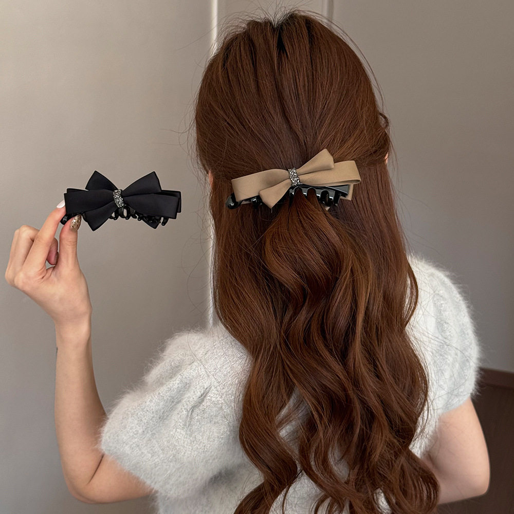布艺蝴蝶发夹气质后脑勺高级感扎马尾竖式发抓时尚小众设计发饰女,户外/登山/野营/旅行用品,旅行发卡,淘宝优惠券,粉丝福利购,淘宝优惠卷