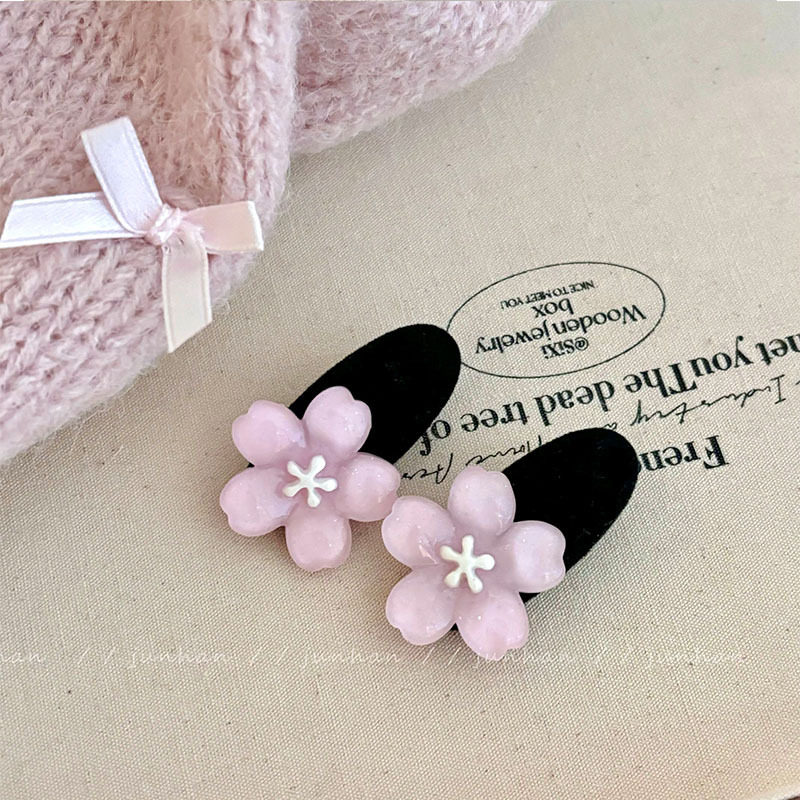 粉色樱花发夹花朵八字刘海发夹女前额头饰新款bb夹发饰发卡,户外/登山/野营/旅行用品,旅行发卡,淘宝优惠券,粉丝福利购,淘宝优惠卷