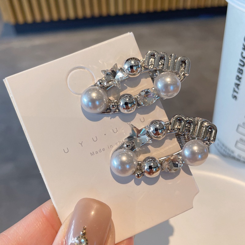 高级感时尚镂空百搭椭圆夹