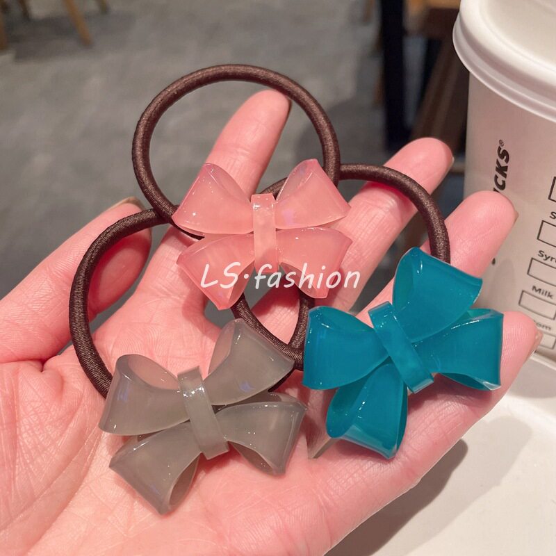 可爱蝴蝶结发圈少女心发绳小皮筋