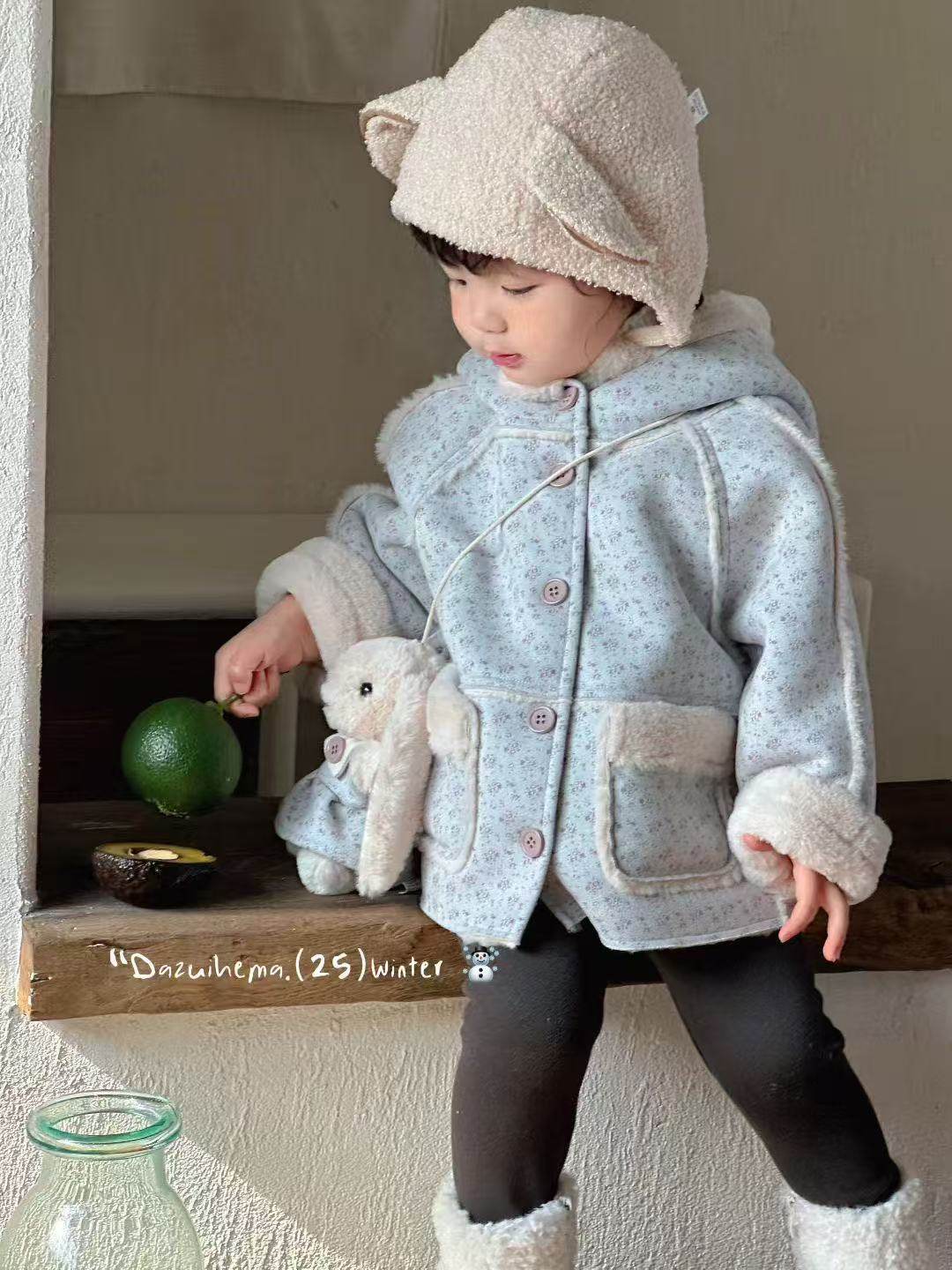 女童棉服冬季新款保暖连帽外套女宝宝棉衣挂件小兔偏小2025-21,童装/婴儿装/亲子装,棉袄/棉服,淘宝优惠券,粉丝福利购,淘宝优惠卷